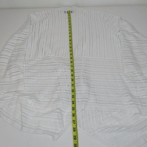 Kasper Women Open Front Flyaway Cardigan Size L - Picture 5 of 6